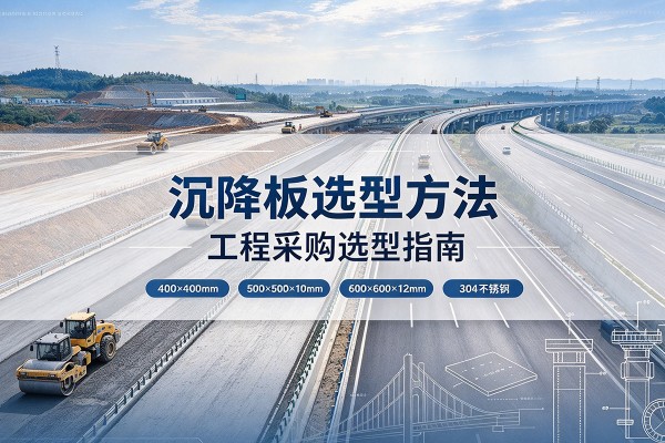 船山沉降板选择方法