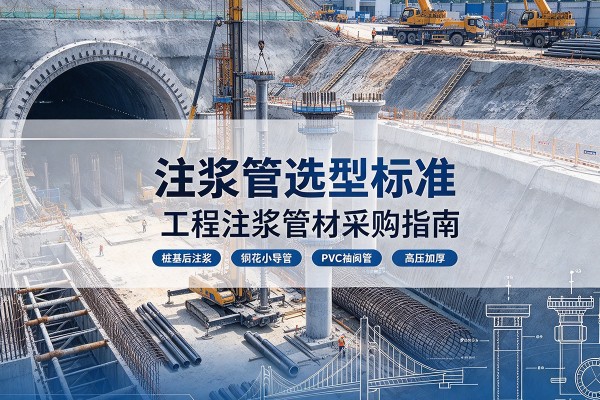 船山注浆管选型标准