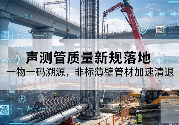 船山声测管质量新规落地，一物一码溯源，非标薄壁管材加速清退